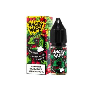 ANGRY VAPE (зелёное яблоко с вишней)